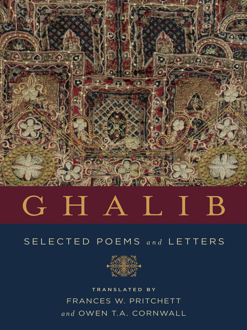 Title details for Ghalib by Mirza Asadullah Khan Ghalib - Wait list